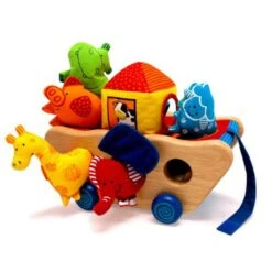 I'm Toy Noah Wooden Activity Ark Pull Along