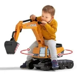 Falk 360 Digger Excavator With Opening Seat, Trailer With Sieves And Sand Tools Age 3+ 140A -Toys Promotion Store 127excavatorb1