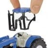Siku New Holland Tractor With Front Loader And Strautmann Fodder Mixer 1 : 50 Scale
