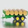 Siku Trailer For Round Bales With 15 Bales 1:32 Scale