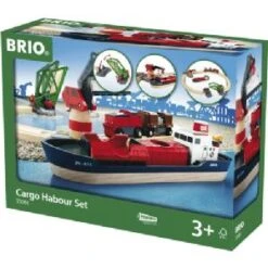 Brio World Cargo Harbour Train Set 33061 -Toys Promotion Store 33061b