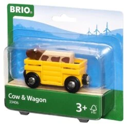 Brio World Cow And Wagon 33406