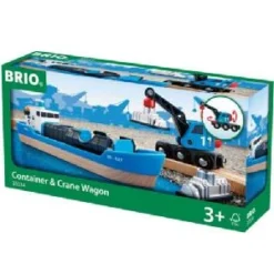 Brio World Freight Ship And Crane 33534 -Toys Promotion Store 33534b