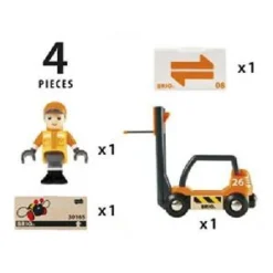 Brio World Forklift 33573 -Toys Promotion Store 33573b