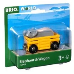 Brio World Safari Elephant And Wagon 33969 -Toys Promotion Store 33969elephantandwagonb