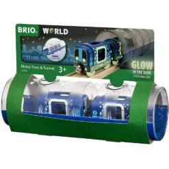BRIO World Tunnel & Glow In The Dark Metro Train 33970