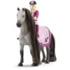 Schleich Beauty Sofia And Dusty Horse With Mane And Tail Set 42584