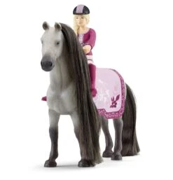 Schleich Beauty Sofia And Dusty Horse With Mane And Tail Set 42584