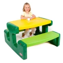 Little Tikes Large Picnic Table Evergreen -Toys Promotion Store 466AlargepicnicEGb