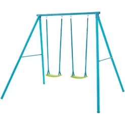 Tp Double Metal Swing Set