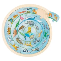 Goki Puzzle Animal Circle