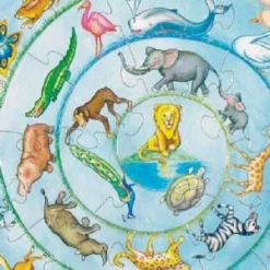 Goki Puzzle Animal Circle -Toys Promotion Store 57790animalpuzzleb