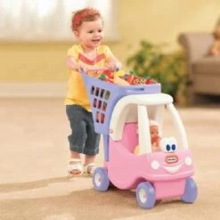 Little Tikes Cozy Shopping Cart Pink -Toys Promotion Store 620195cartpinkb