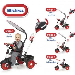 Little Tikes Trike 4-in-1 Sports Edition - Red 2 Little Tikes Trike 4-in-1 Sports Edition - Red - Image 2