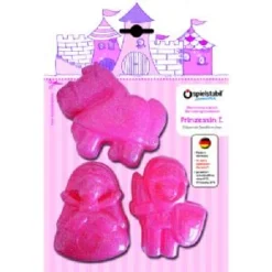 Spielstabil Princess Glitter Sand Mould Set Of 3 -Toys Promotion Store 7437glitterprincess1b