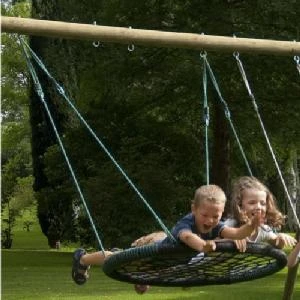 KBT Nest Swing Oval Black / Blue 1 KBT Nest Swing Oval Black / Blue