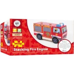 Bigjigs Stacking Fire Engine -Toys Promotion Store BB126b