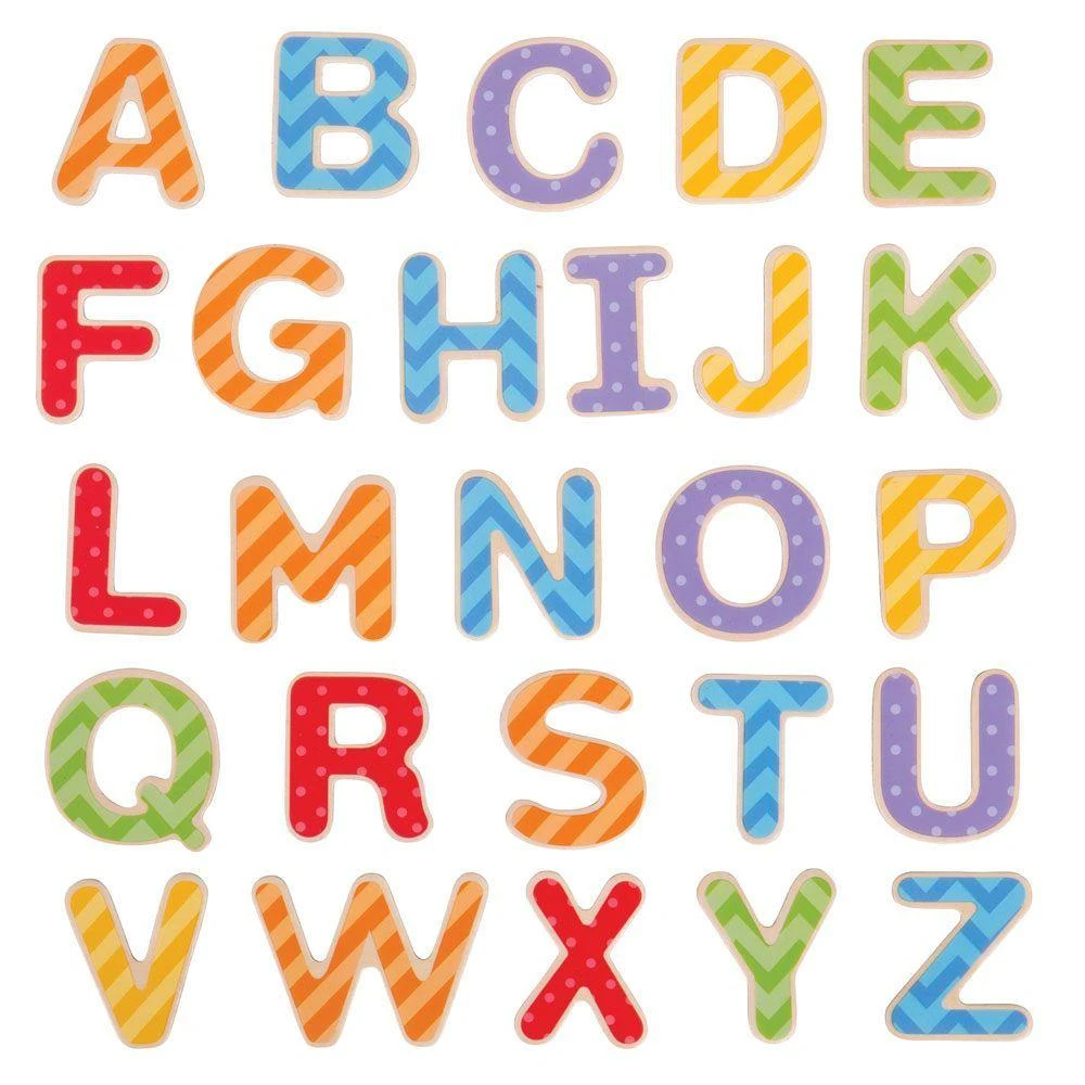 Bigjigs Magnetic Letters- Uppercase 1 Bigjigs Magnetic Letters- Uppercase