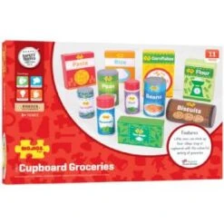 Bigjigs Cupboard Groceries -Toys Promotion Store BJ623b