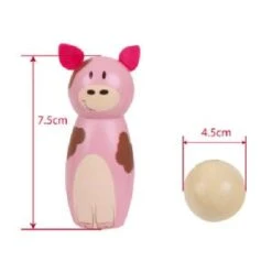 Bigjigs Farm Wooden Skittles -Toys Promotion Store BJ955b
