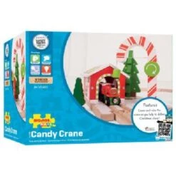Bigjigs Christmas Candy Cane Crane -Toys Promotion Store BJT249b