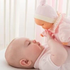Corolle Pink Striped Soft Bodied Baby Doll