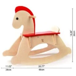 Hape Rock And Ride Rocking Horse -Toys Promotion Store E0100rockinghorseb