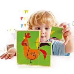 Hape Farm Animal Blocks -Toys Promotion Store E0422animalblocksb