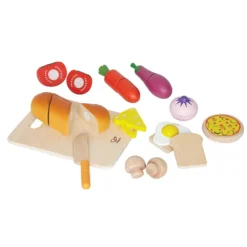 Hape Chefs Choice Wooden Cut Up Food Set