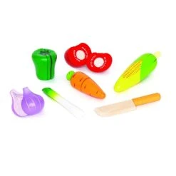 Hape Cut Up Wooden Garden Vegetables