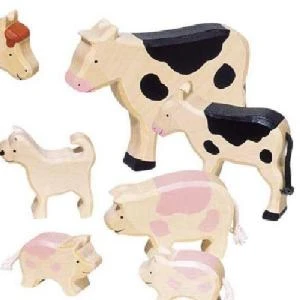 Goki Wooden Farm Animals 3 Goki Wooden Farm Animals - Image 3