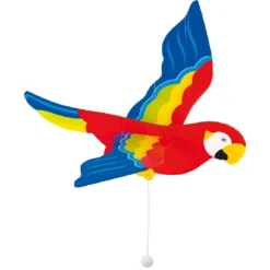 Goki Swinging Wooden Parrot