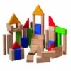 Plan Toys 50 Wooden Building Blocks