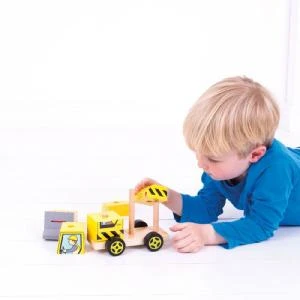 Big Jigs Stacking Bulldozer Puzzle 2 Big Jigs Stacking Bulldozer Puzzle - Image 2