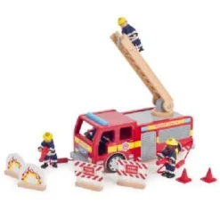 Tidlo Fire Engine And Accessories Set