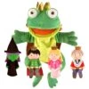 Fiesta Frog Princes Hand Puppet And Finger Puppet Set