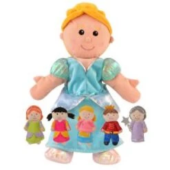 Fiesta Cinderella Hand And Finger Puppet Set