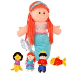 Fiesta Little Mermaid Hand And Finger Puppet Set