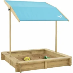 TP Wooden Sandpit With Sun Canopy