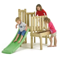 TP Forest Toddler Wooden Climbing Frame And Slide