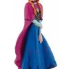 Bullyland Disney Anna Figure In Blue Dress And Pink Cape