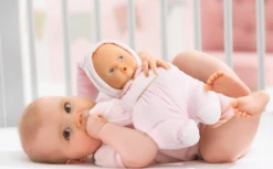 Corolle Pink Striped Soft Bodied Baby Doll -Toys Promotion Store babipounce2