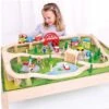 Bigjigs Services Train Set And Play Table