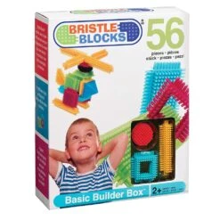 Bristle Blocks Basic Builder Box 56 Pieces
