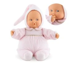 Corolle Pink Striped Soft Bodied Baby Doll -Toys Promotion Store corolle babipouce2