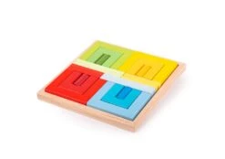 BigJigs Doorways, Cylinders And Planks Wooden Blocks