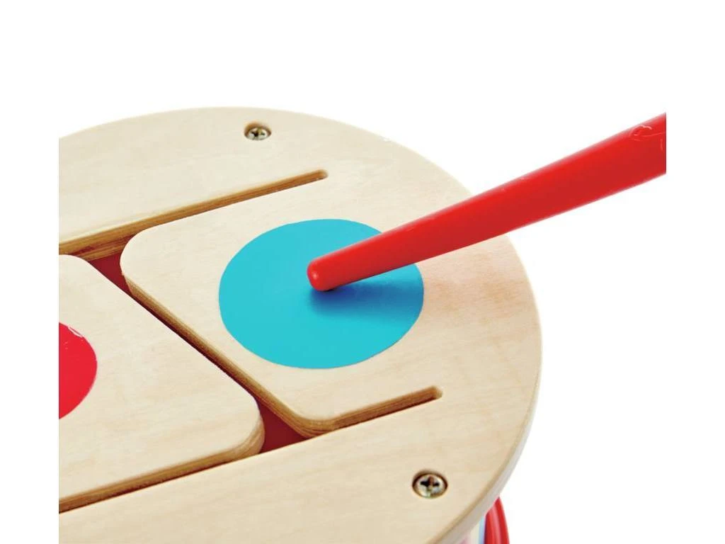 Hape Double Sided Wooden Drum 1 Hape Double Sided Wooden Drum
