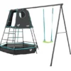 TP Explorer Metal Climbing Frame Black And Swing Black
