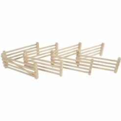 Kids Globe Pack Of 8 Wooden Fences