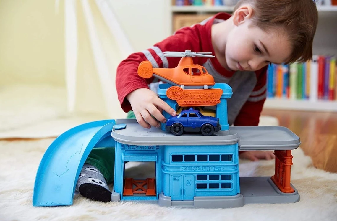 Green Toys Parking Garage 3 Green Toys Parking Garage - Image 3